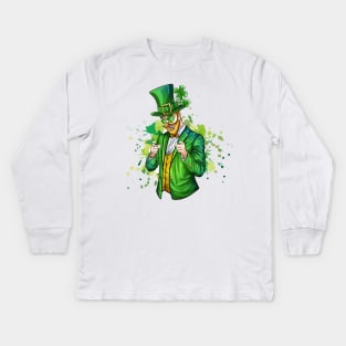 you and me lets go st patrick's day Kids Long Sleeve T-Shirt